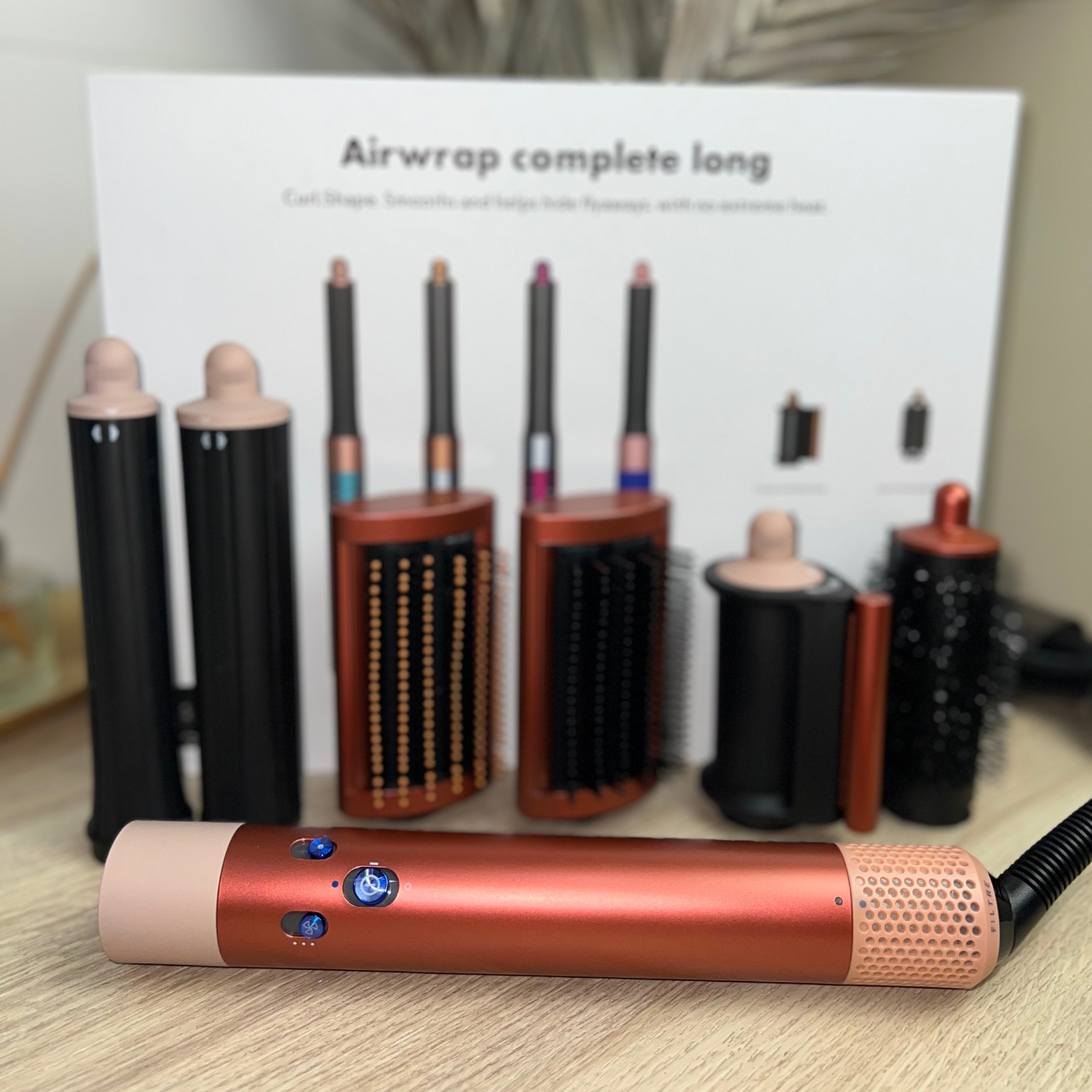 Насадки мультистайлера Airwrap Complete Long Bronze/Pink