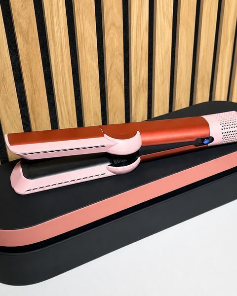 Стайлер-выпрямитель для волос с кейсом Airstrait HT01 Strawberry Bronze/Blush Pink id_3769 фото
