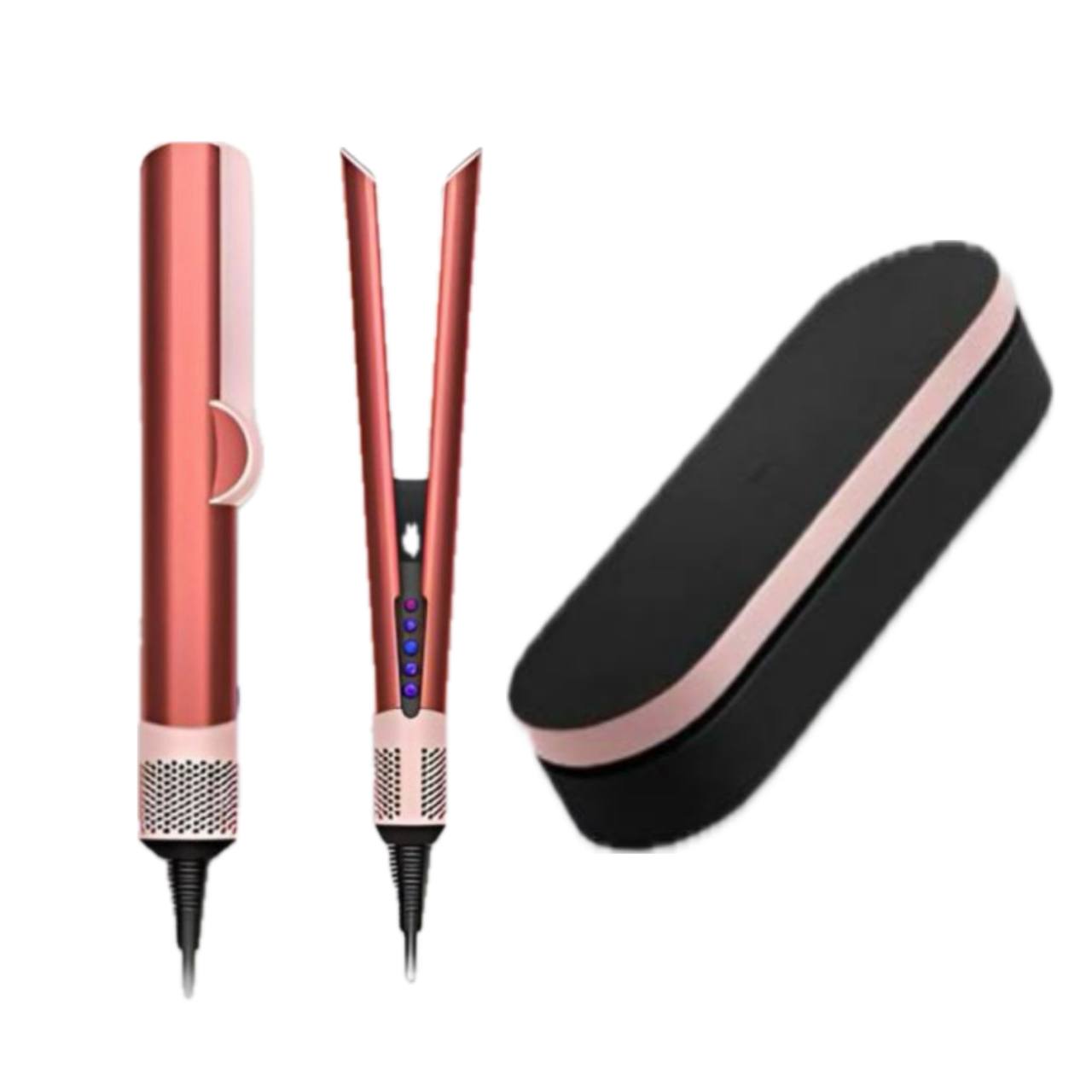 Выпрямитель для волос Airstrait HT01 Strawberry Bronze/Blush Pink с кейсом