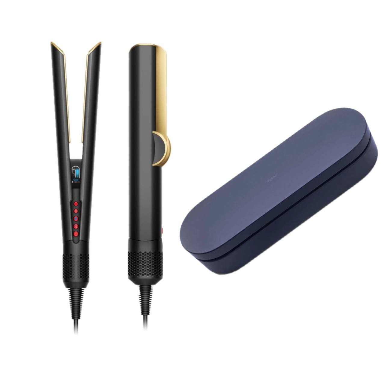 Выпрямитель для волос Airstrait HT-01 Strawberry Onyx Black/Gold