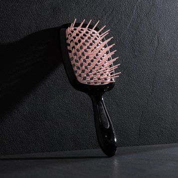 Щетка для волос Hollow Comb Superbrush Plus Black-Light Pink Hollow Comb Superbrush Plus id_3074 фото