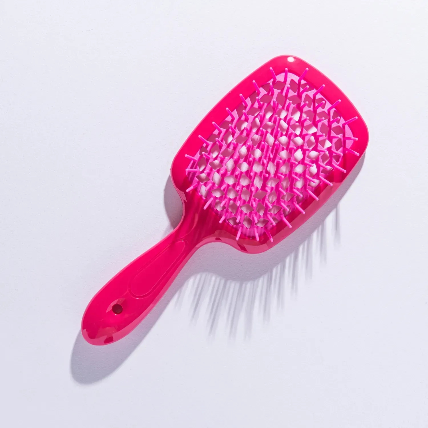 Щётка для волос Hollow Comb Superbrush Plus Pink