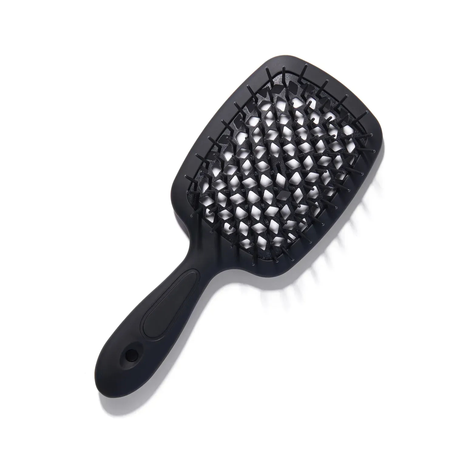Щітка для волосся Hollow Comb Superbrush Plus Black Soft Touch