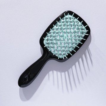 Щетка для волос Hollow Comb Superbrush Plus Black-Mint id_3076 фото