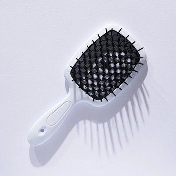 Щетка для волос Hollow Comb Superbrush Plus White-Black id_3078 фото