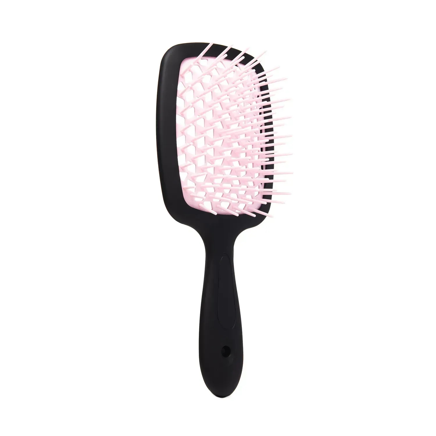 Щётка Hollow Comb Superbrush Plus Black-Light Pink, эргономичный корпус Soft Touch