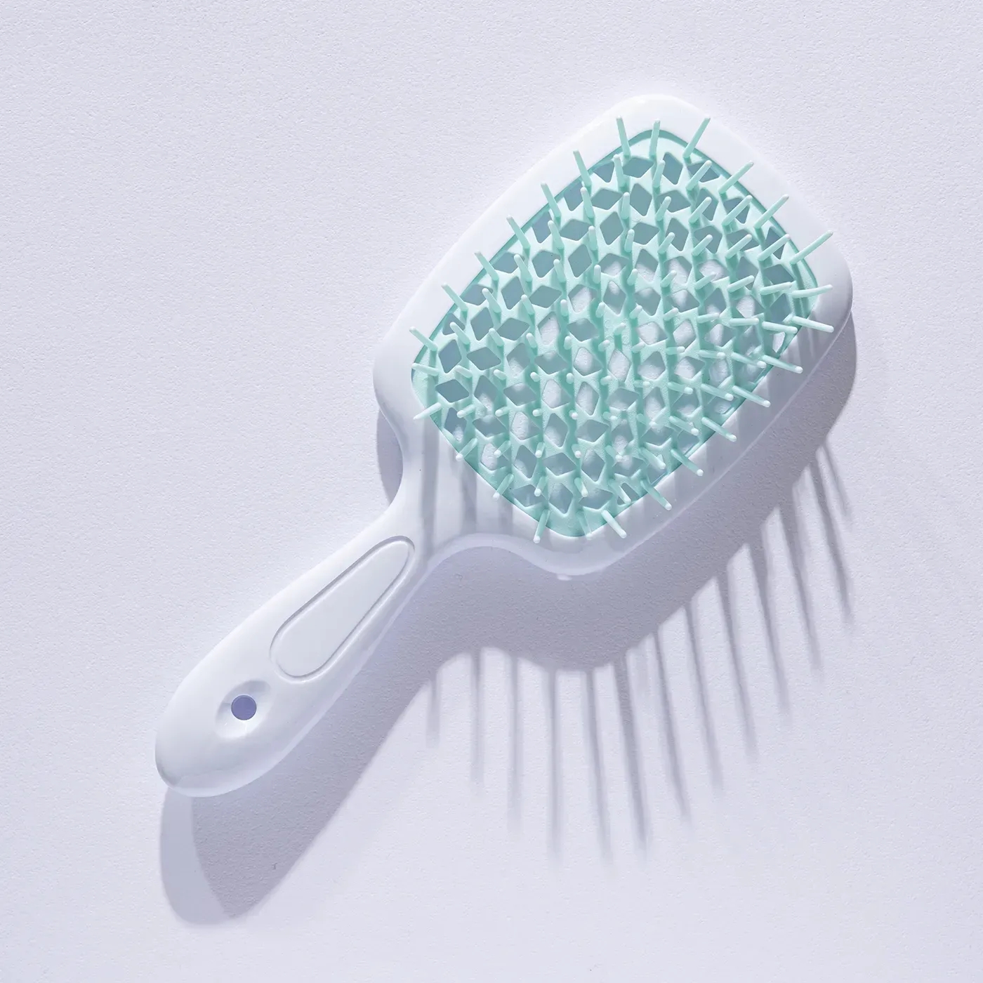 Щётка для волос Hollow Comb Superbrush Plus White-Mint