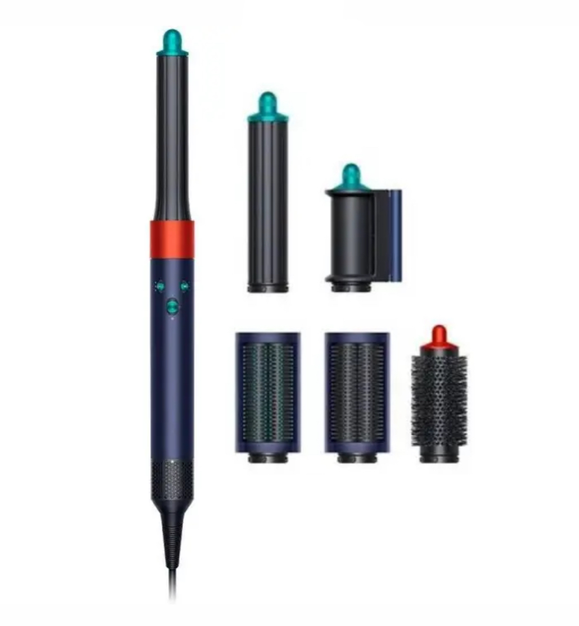 Мультистайлер для волосся Airwrap Complete Long 6 насадок Blue/Orange