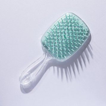 Щетка для волос Hollow Comb Superbrush Plus Clear-Mint id_3083 фото