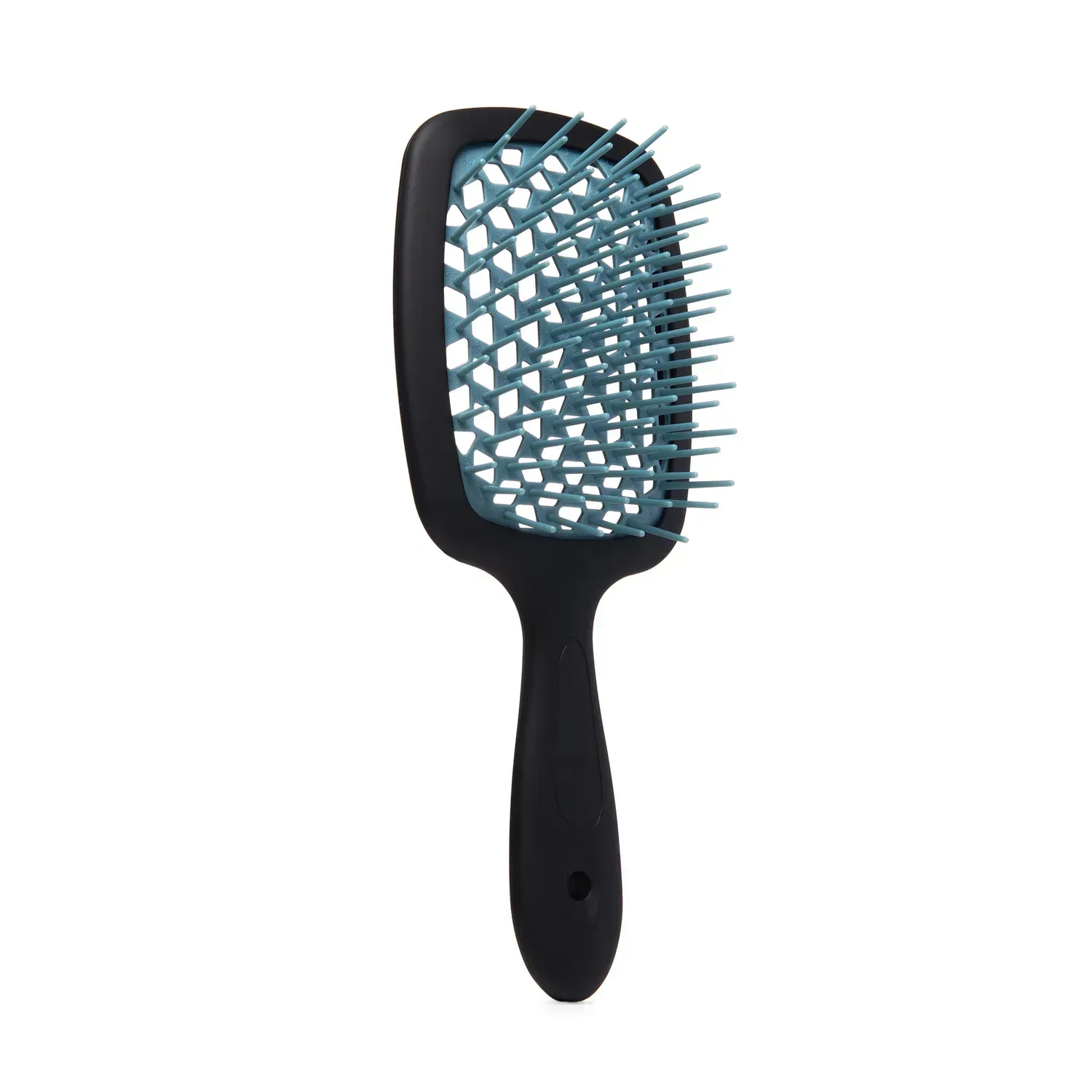 Щётка Hollow Comb Superbrush Plus, детали конструкции зубцов и перфорированной основы