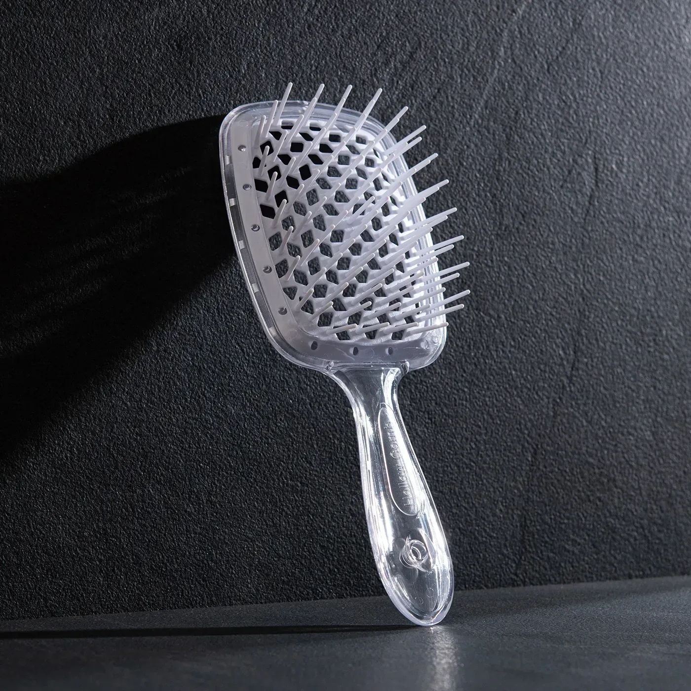 Щітка Hollow Comb Superbrush Plus Clear-White, розчісування вологого волосся