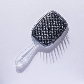 Щетка для волос Hollow Comb Superbrush Plus Clear-Black Hollow Comb Superbrush Plus Clear-Black id_3087 фото
