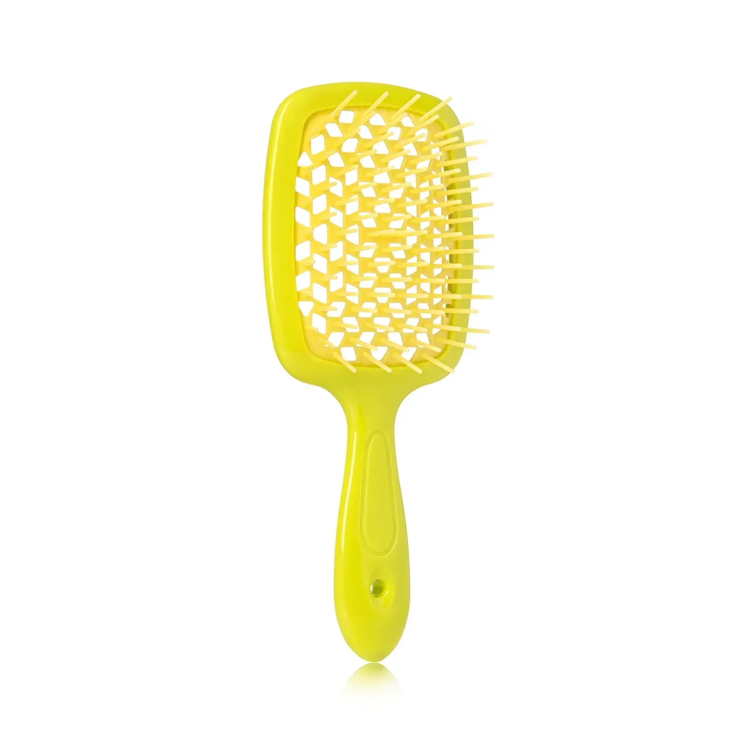Щітка Hollow Comb Superbrush Plus Yellow у футлярі
