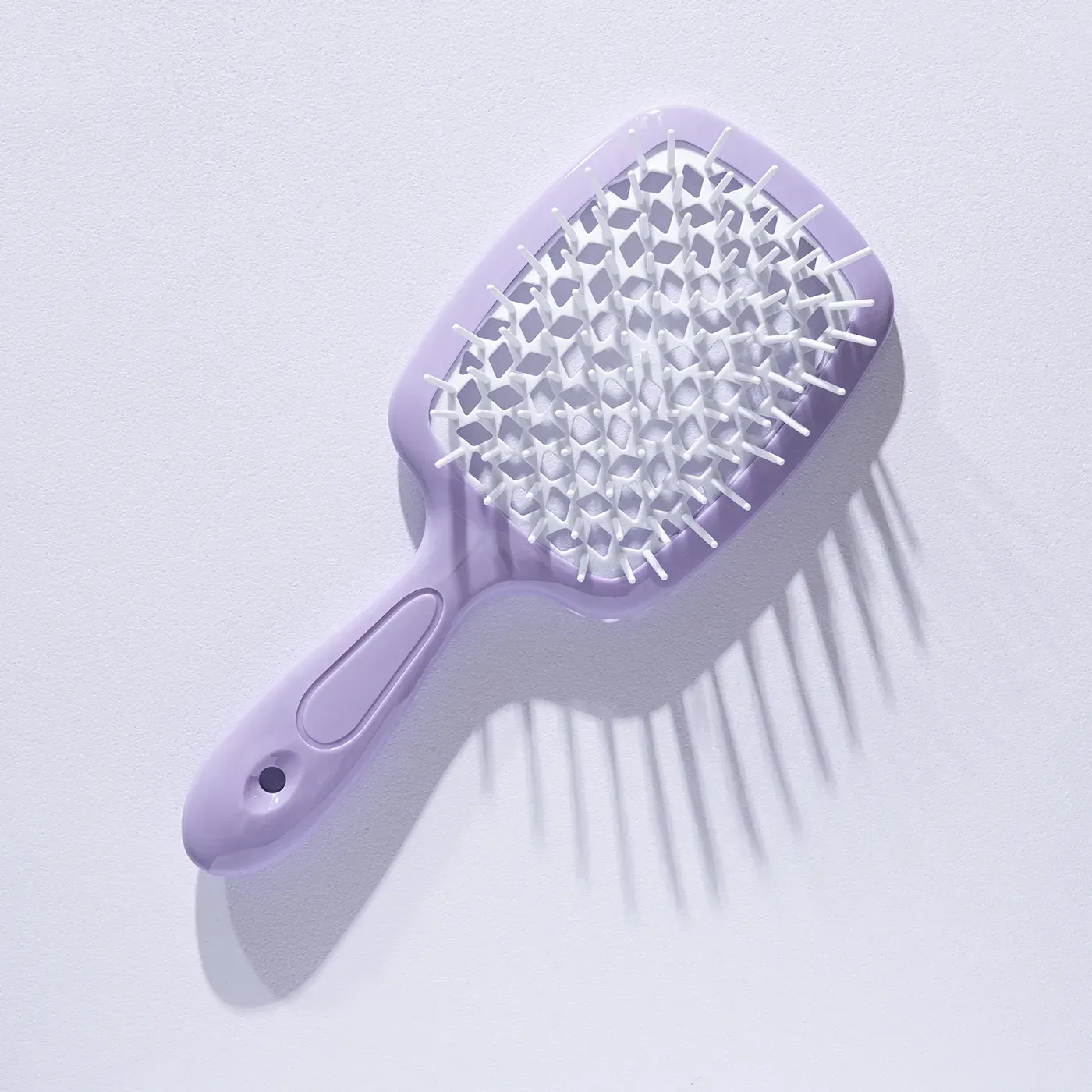 Щітка для волосся Hollow Comb Superbrush Plus Purple/White
