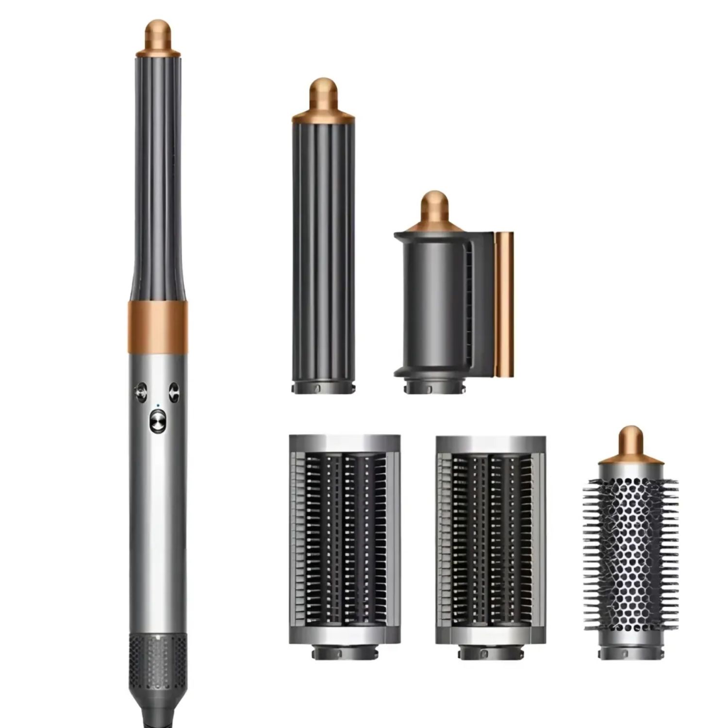 Мультистайлер для волосся Airwrap Complete Long 6 насадок Nickel/Copper