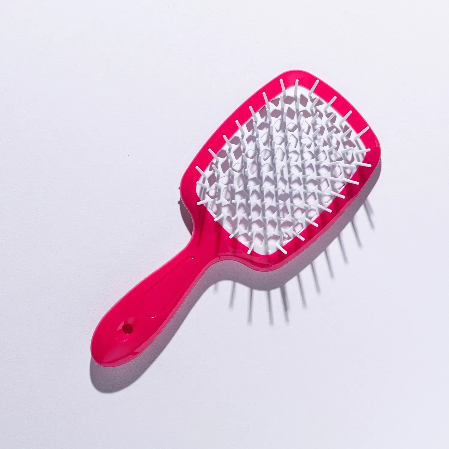 Щітка для волосся Hollow Comb Superbrush Plus Red/White
