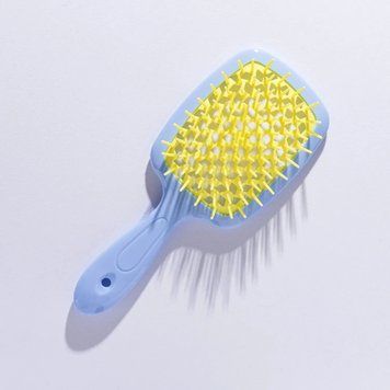 Щетка для волос Hollow Comb Superbrush Plus Blue-Yellow id_3044 фото