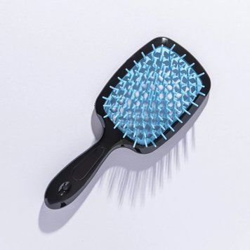 Щетка для волос Hollow Comb Superbrush Plus Black-Blue id_3045 фото