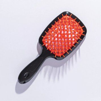 Щетка для волос Hollow Comb Superbrush Plus Black-Orange id_3046 фото