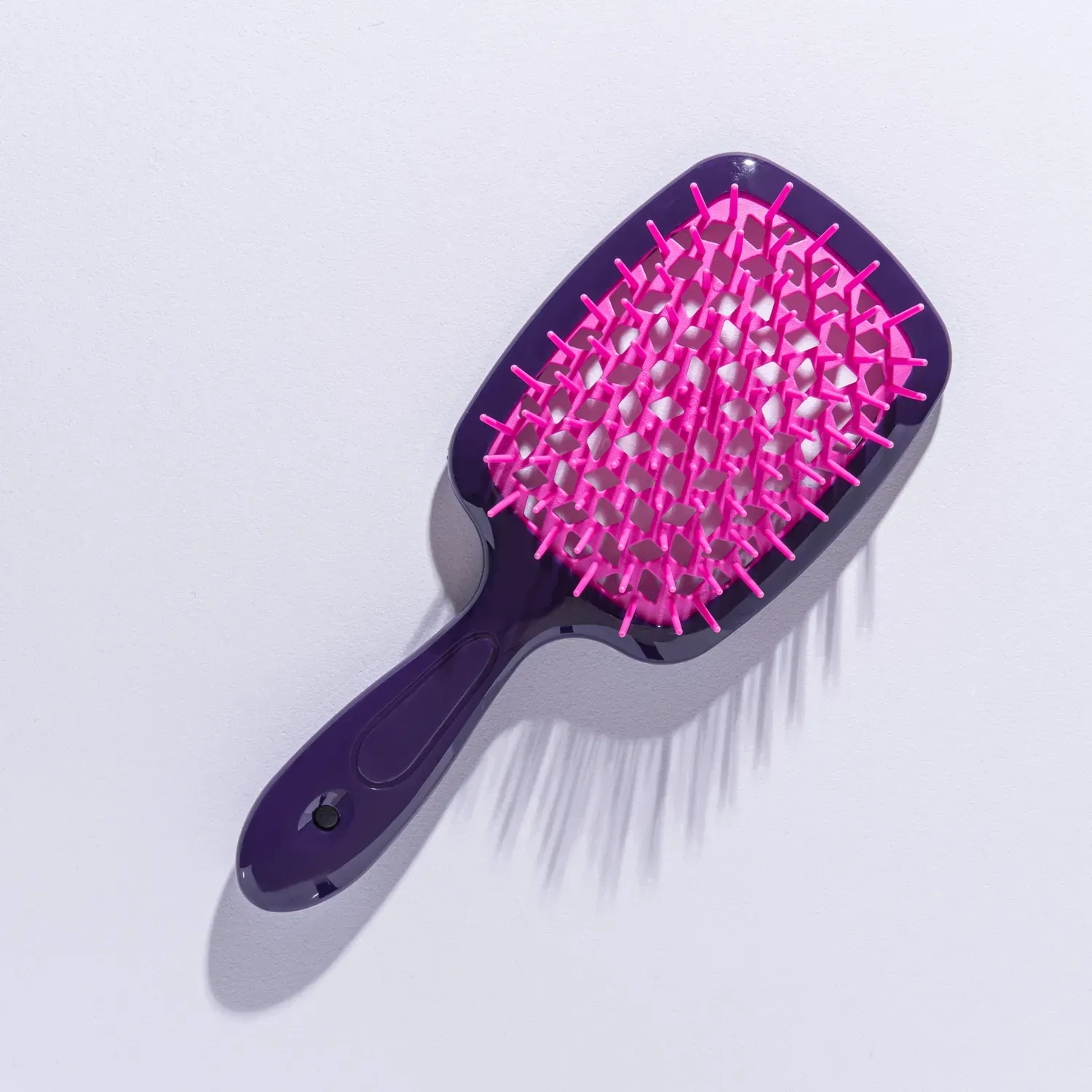 Щётка для волос Hollow Comb Superbrush Plus Dark Purple-Pink
