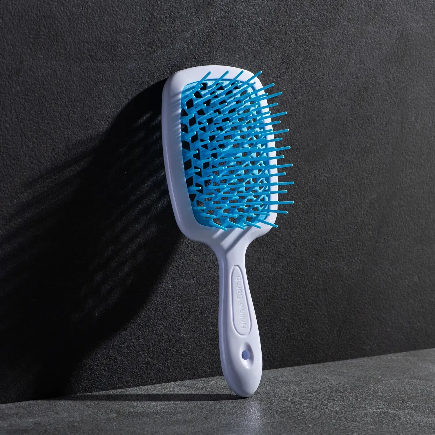 Щітка для волосся Hollow Comb Superbrush Plus White-Blue, вентиляційна основа